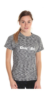 Women's T-shirt black-grey