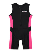 Les enfants tri-suit noir-rose