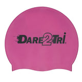 Silicone swimcap purple