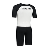 Mens Aero tri-suit white-black