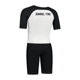 Womens Aero tri-suit white-black