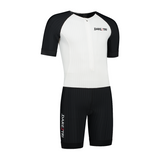 Mens Aero tri-suit white-black