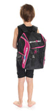 Transition backpack small black-pink
