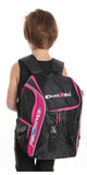 Transition backpack klein Zwart-Roze