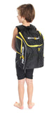 Transition backpack small black-yellow