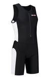 Hommes tri-suit noir-blanc