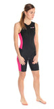 Femmes tri-suit noir-rose