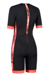 Women's coldmax short sleeves tri-suit black-red