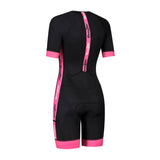 Women's coldmax short sleeves tri-suit black-pink
