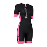 Women's coldmax short sleeves tri-suit black-pink