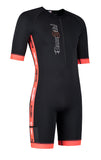 Men's coldmax short sleeved tri-suit black-red