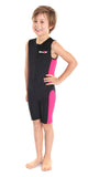 Kids tri-suit black-pink