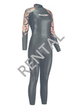 Women's rental wetsuit